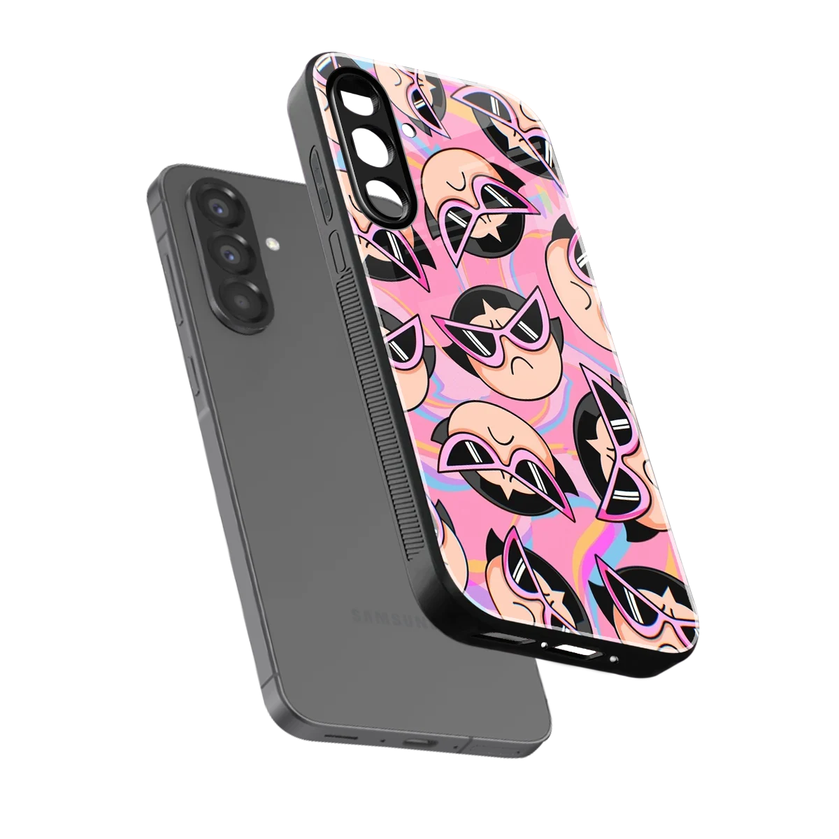 Sassy Squad sleek samsung galaxy a36 5g cover with tempered glass back and TPU edges