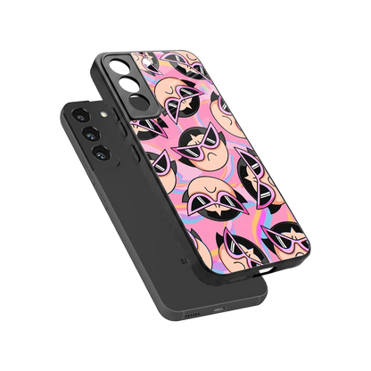 Sassy Squad sleek samsung galaxy s22 cover with tempered glass back and TPU edges
