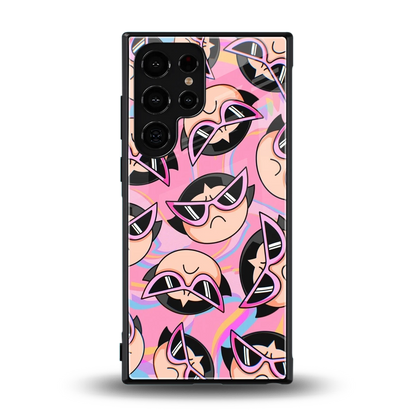 Sassy Squad back phone cover | glass case for samsung galaxy s24 ultra