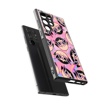 Sassy Squad sleek samsung galaxy s24 ultra cover with tempered glass back and TPU edges