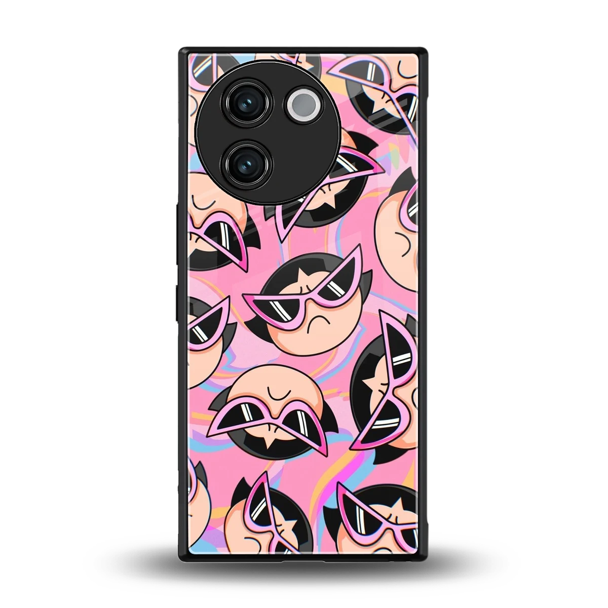 Sassy Squad back phone cover | glass case for vivo v30e