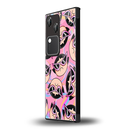 Sassy Squad vivo v30 mobile cover | shockproof glass phone case