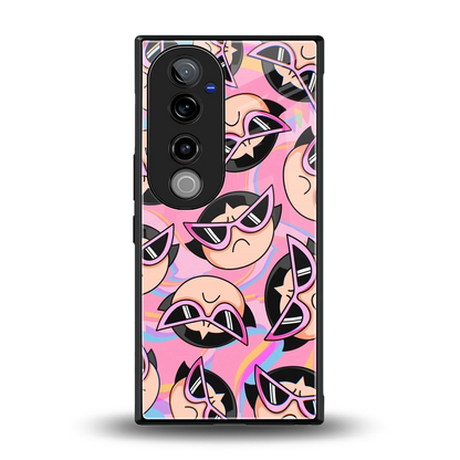 Sassy Squad back phone cover | glass case for vivo v40 pro