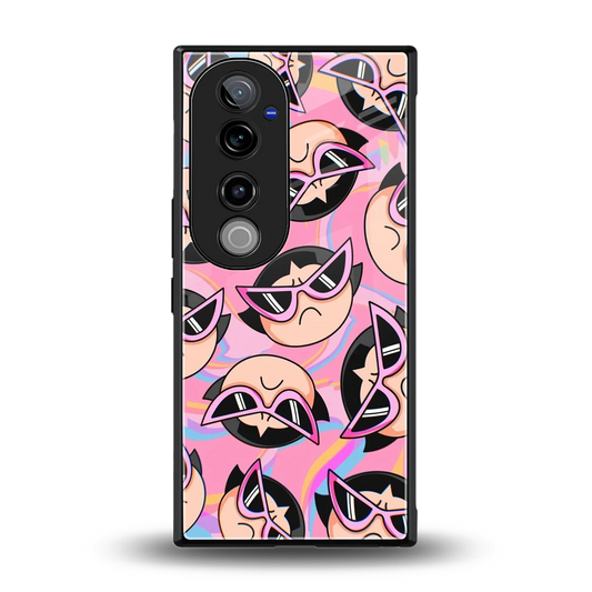 Sassy Squad back phone cover | glass case for vivo v40 pro