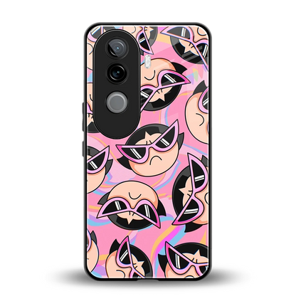 Sassy Squad back phone cover | glass case for vivo v40e