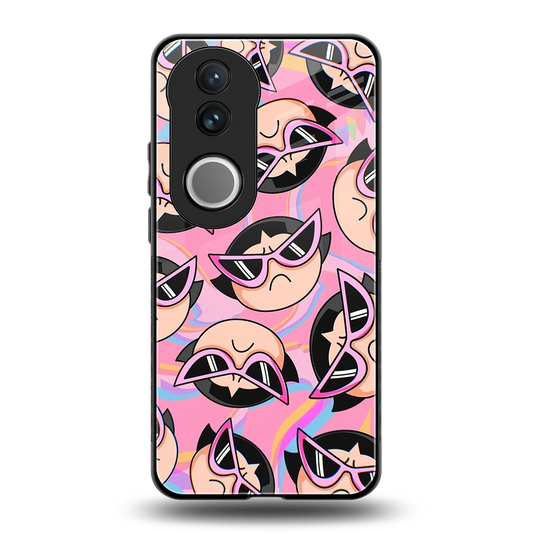 Sassy Squad back phone cover | glass case for vivo v50