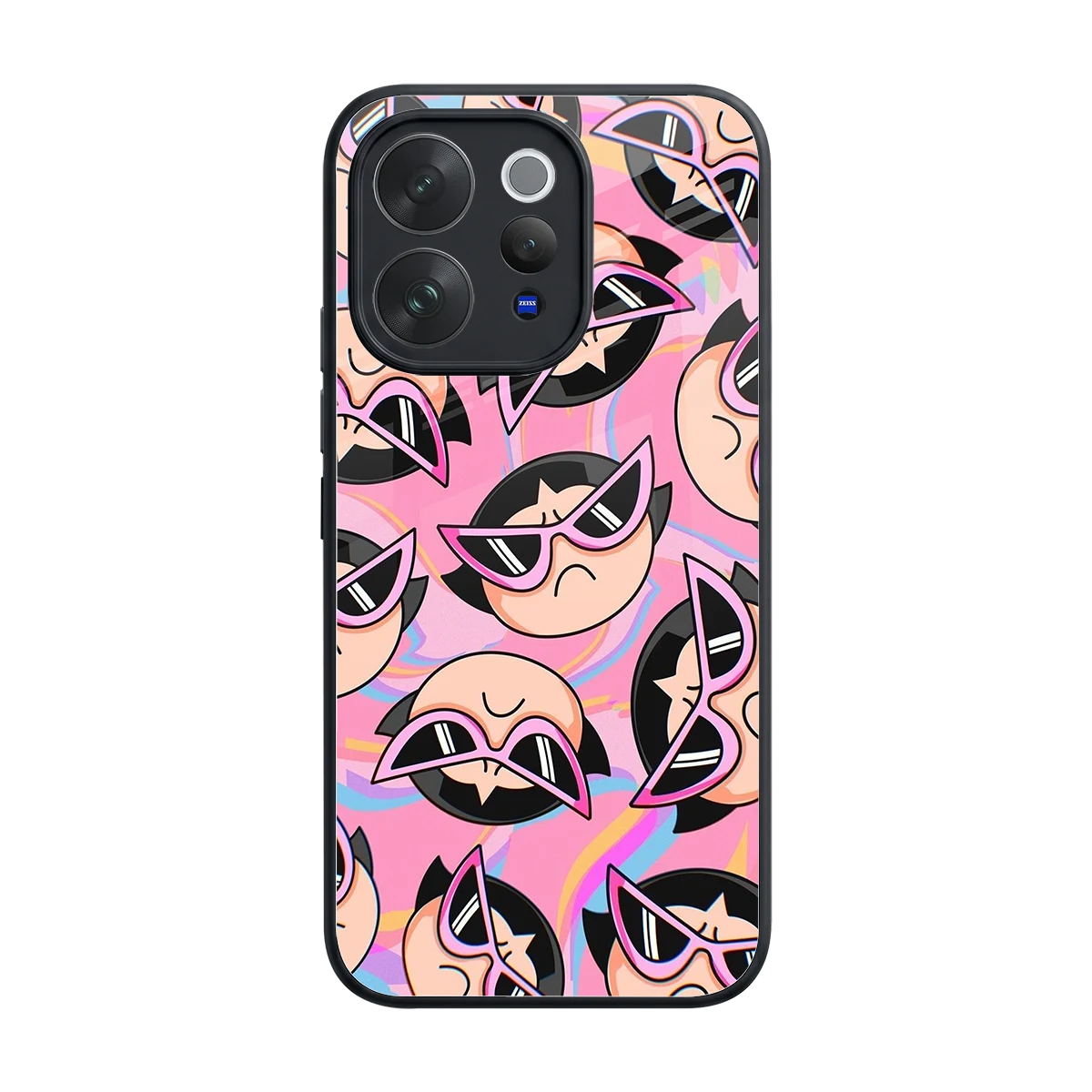 Sassy Squad back phone cover | glass case for vivo v70 elite