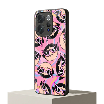 Sassy Squad vivo v70 mobile cover | shockproof glass phone case