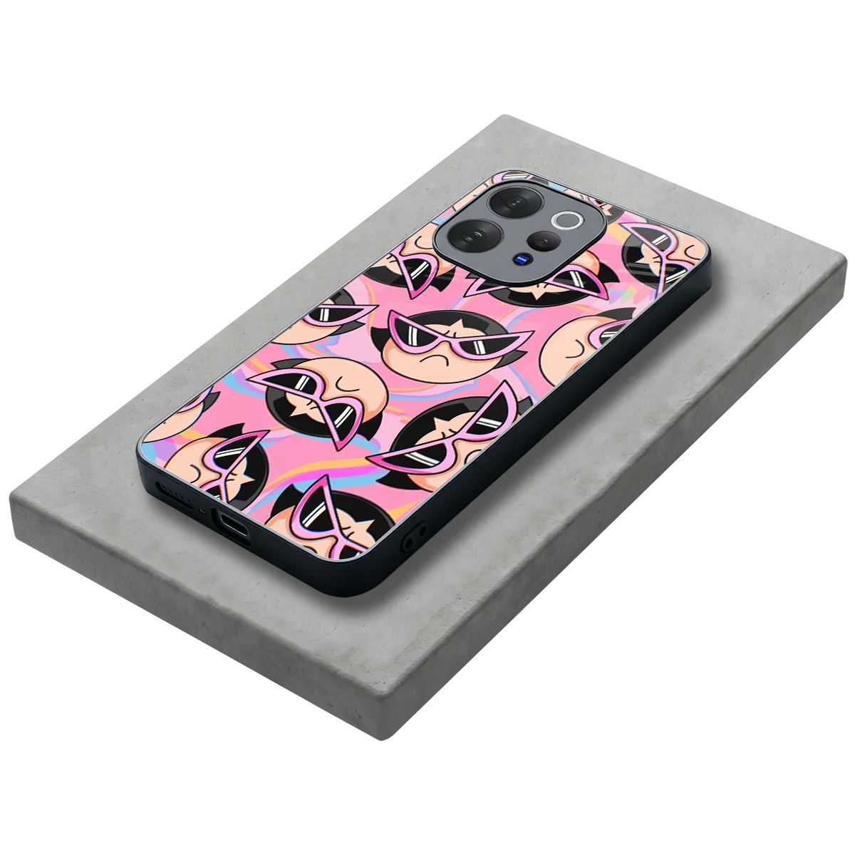 Sassy Squad stylish phone case for vivo v70 | glossy glass and slim fit
