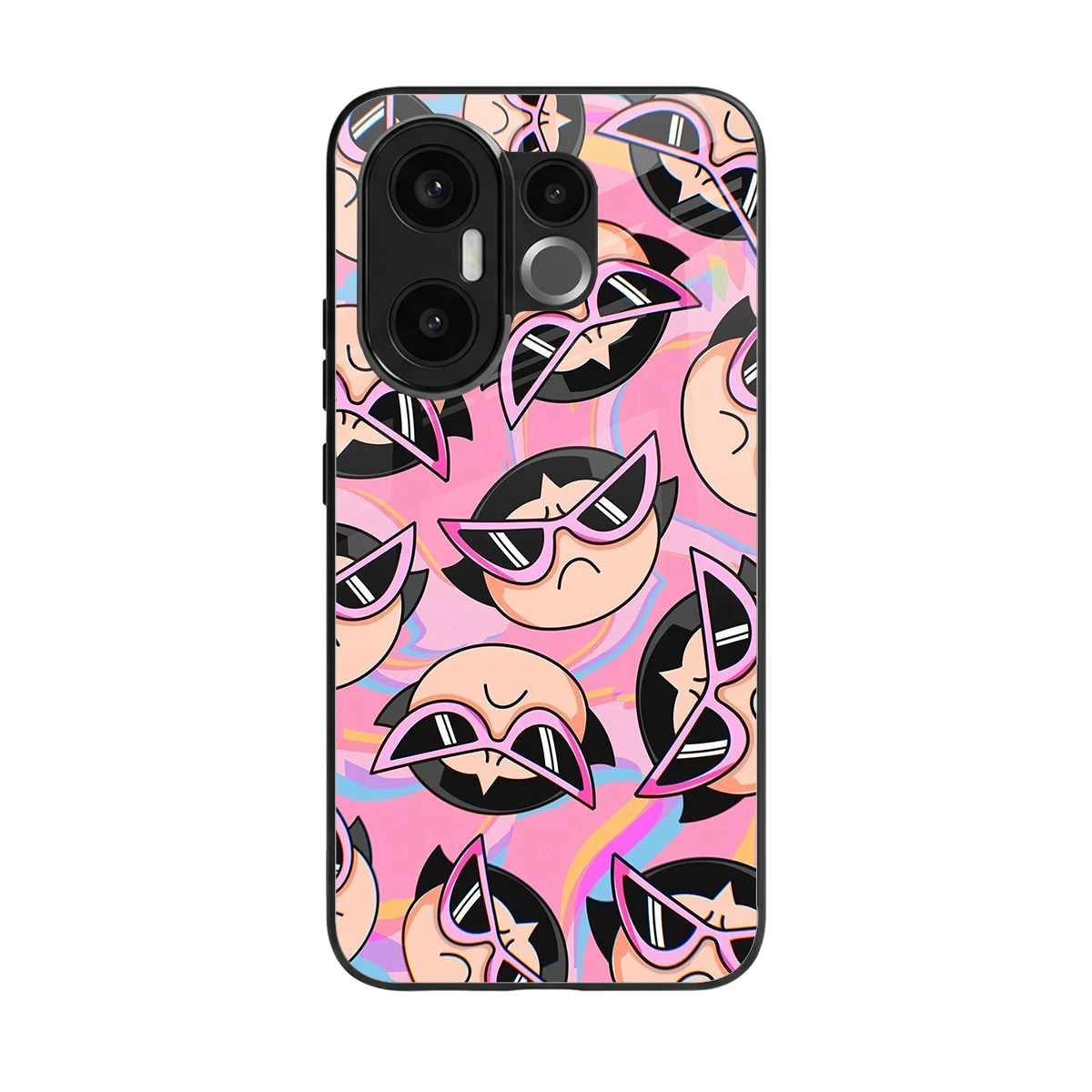 Sassy Squad back phone cover | glass case for vivo x200 fe