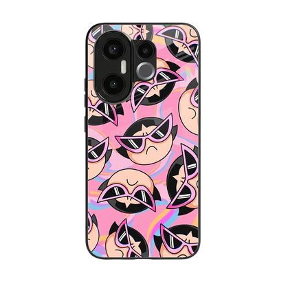Sassy Squad back phone cover | glass case for vivo x200 fe