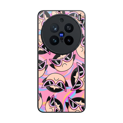 Sassy Squad back phone cover | glass case for vivo x200 pro