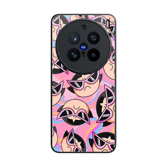 Sassy Squad back phone cover | glass case for vivo x200 pro