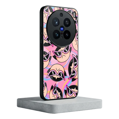 Sassy Squad vivo x200 pro mobile cover | shockproof glass phone case