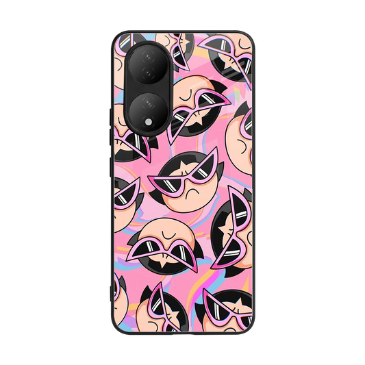 Sassy Squad back phone cover | glass case for Vivo-y100