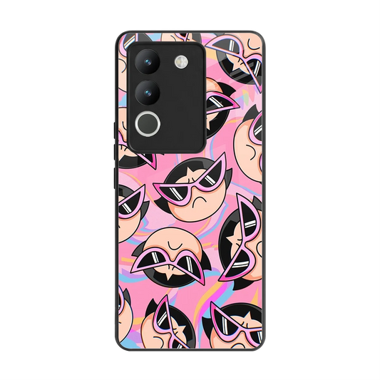Sassy Squad back phone cover | glass case for vivo y200 5g