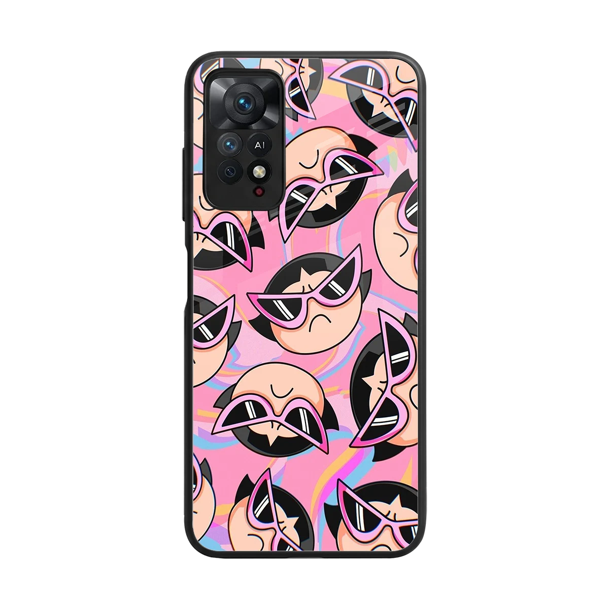Sassy Squad back phone cover | glass case for redmi note 11 pro