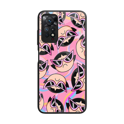 Sassy Squad back phone cover | glass case for redmi note 11 pro