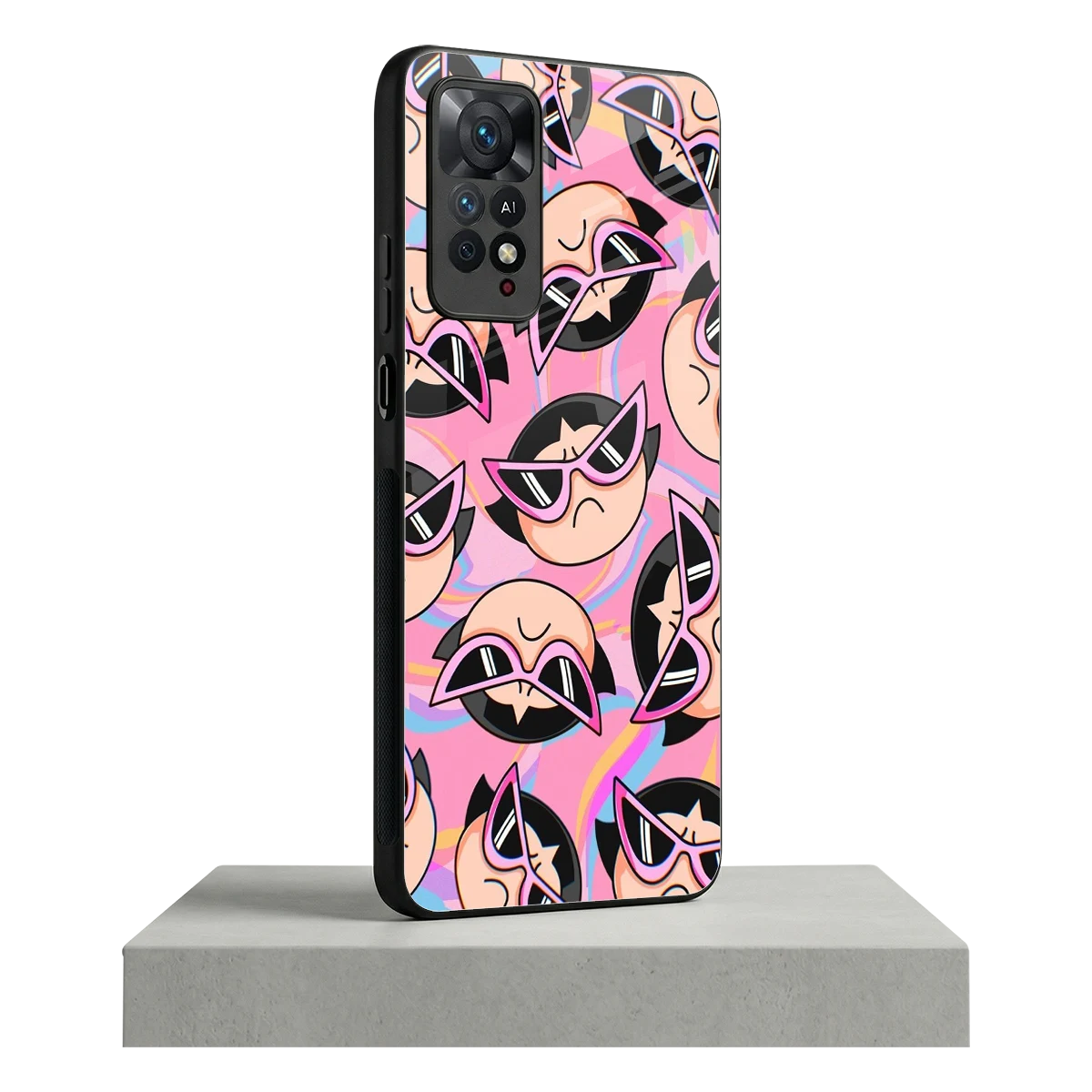 Sassy Squad redmi note 11 pro mobile cover | shockproof glass phone case