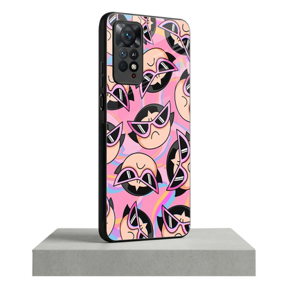 Sassy Squad redmi note 11 pro mobile cover | shockproof glass phone case