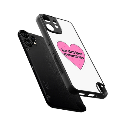 Sassy Truth sleek cmf nothing phone 2 pro cover with tempered glass back and TPU edges