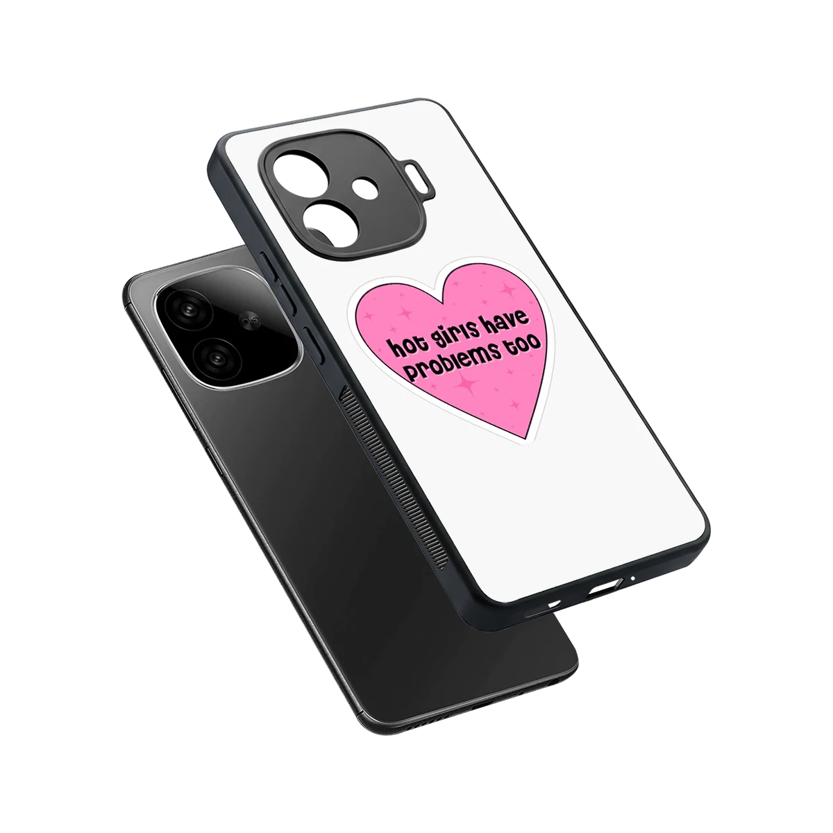 Sassy Truth sleek iqoo neo 10r 5g cover with tempered glass back and TPU edges