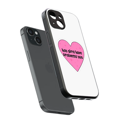 Sassy Truth sleek iphone 13 cover with tempered glass back and TPU edges