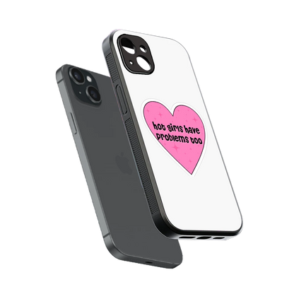 Sassy Truth sleek iphone 14 plus cover with tempered glass back and TPU edges
