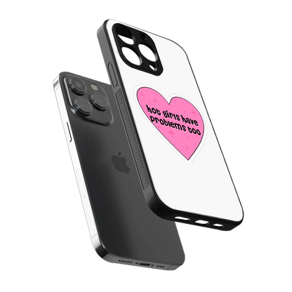 Sassy Truth sleek iphone 15 pro max cover with tempered glass back and TPU edges