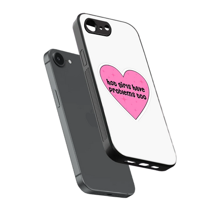 Sassy Truth sleek iphone 16e cover with tempered glass back and TPU edges
