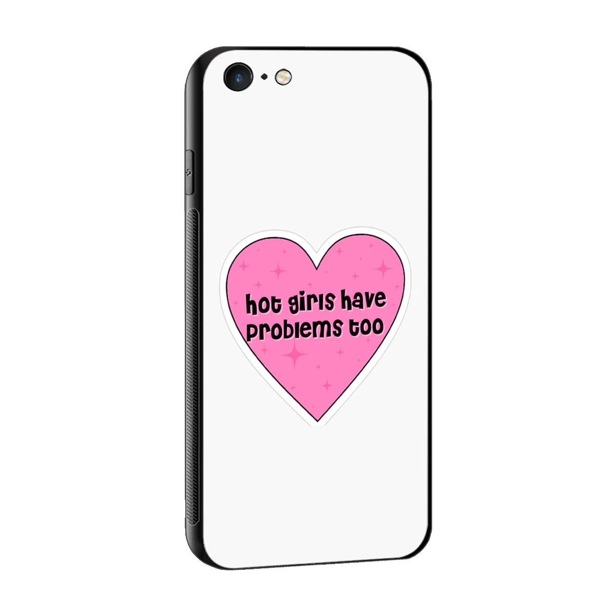 Sassy Truth sleek iphone 6s plus cover with tempered glass back and TPU edges
