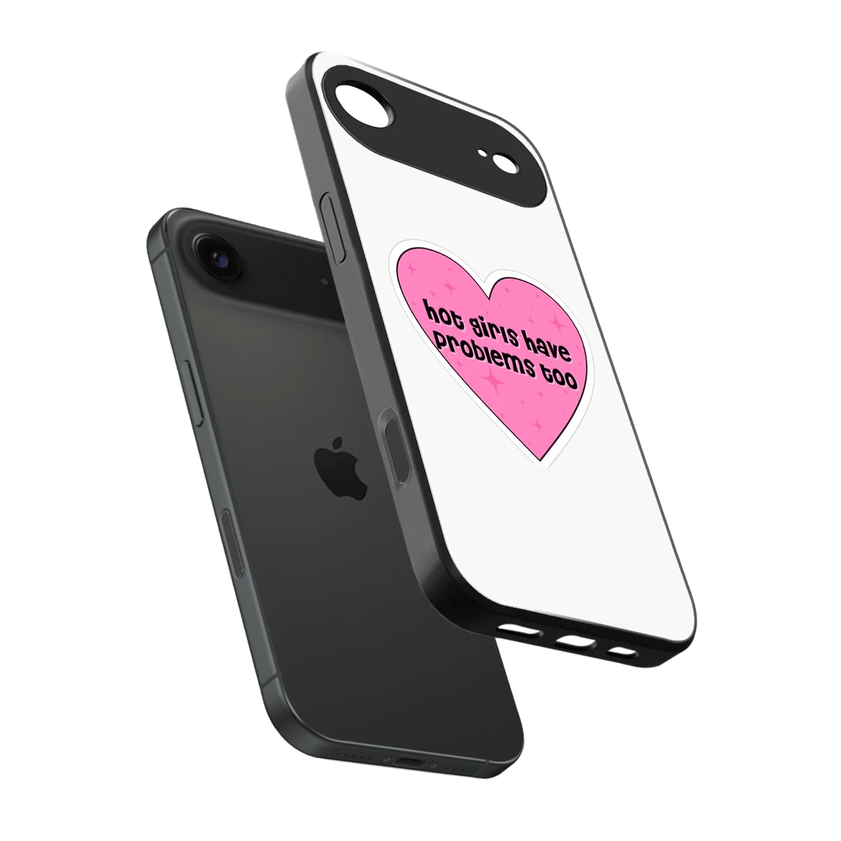 Sassy Truth sleek iphone air cover with tempered glass back and TPU edges