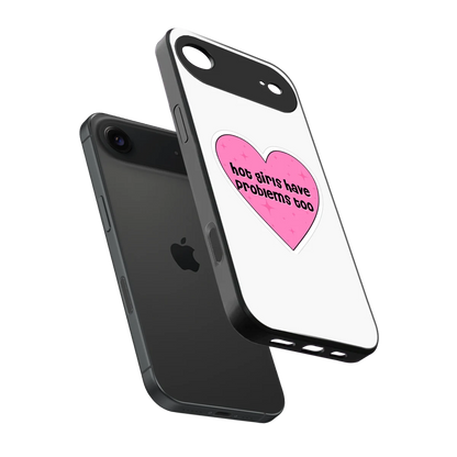 Sassy Truth sleek iphone air cover with tempered glass back and TPU edges