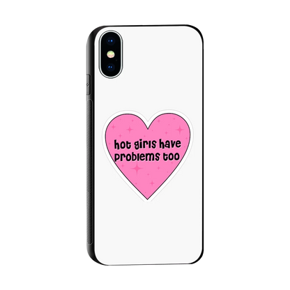 Sassy Truth sleek iphone x cover with tempered glass back and TPU edges