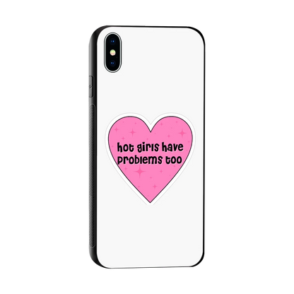 Sassy Truth sleek iphone xs max cover with tempered glass back and TPU edges