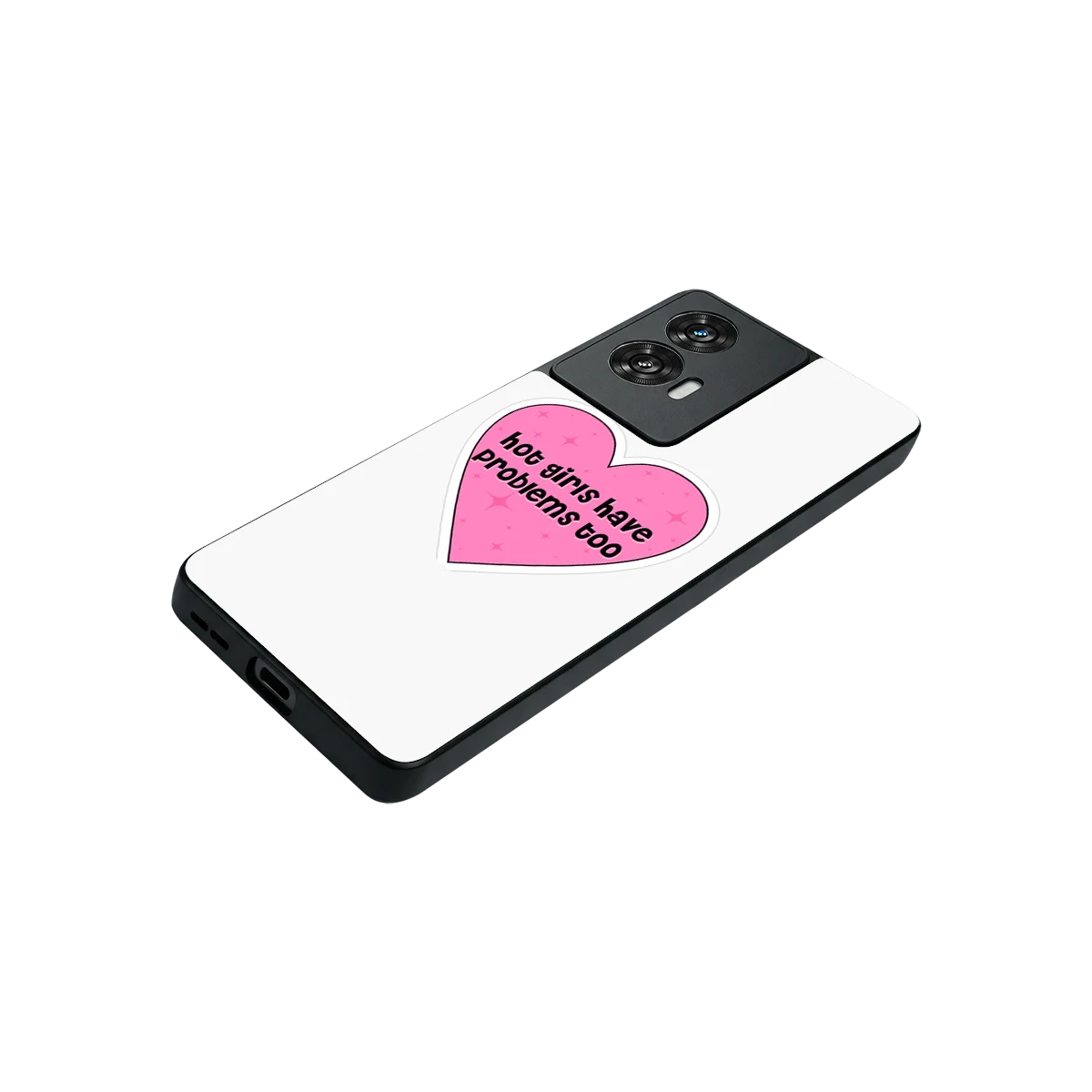 Sassy Truth stylish phone case for motorola edge 50 fusion | glossy glass and slim fit