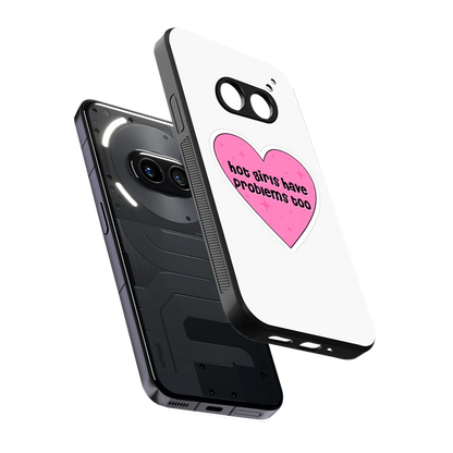 Sassy Truth sleek nothing phone 2a cover with tempered glass back and TPU edges