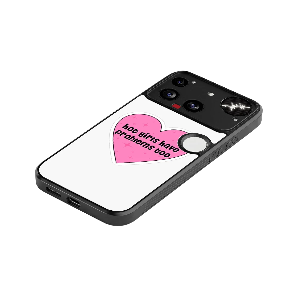Sassy Truth stylish phone case for nothing phone 3 | glossy glass and slim fit