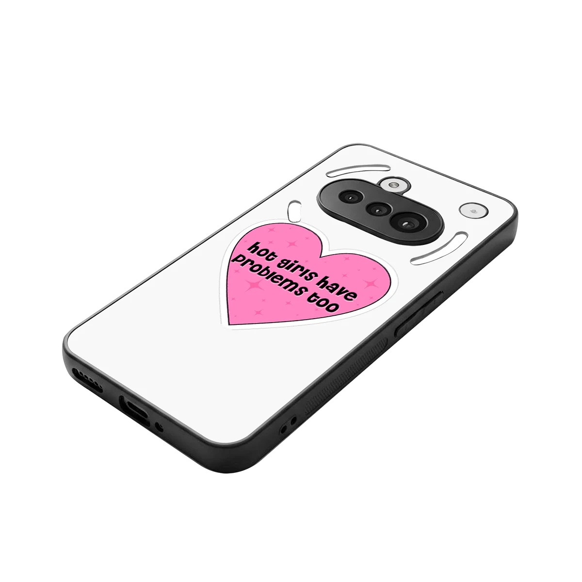 Sassy Truth stylish phone case for nothing phone 3a | glossy glass and slim fit