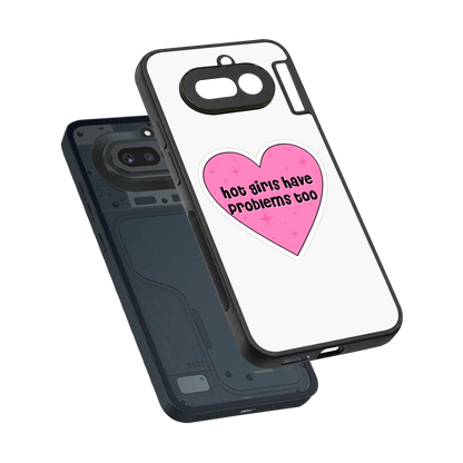 Sassy Truth sleek nothing phone 4a cover with tempered glass back and TPU edges