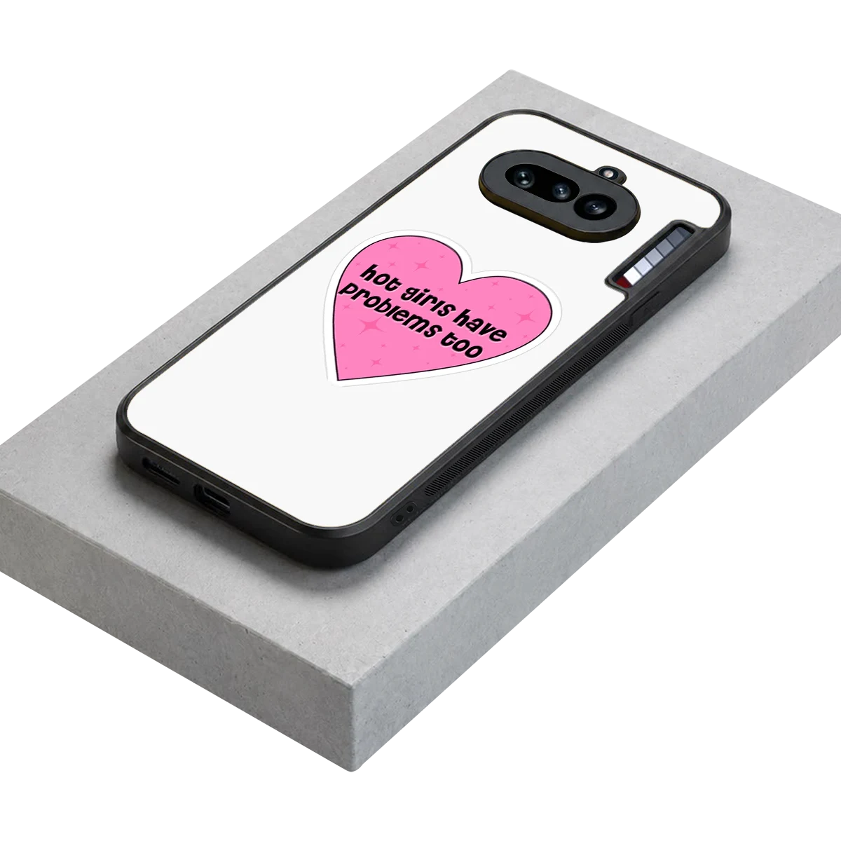 Sassy Truth stylish phone case for nothing phone 4a | glossy glass and slim fit