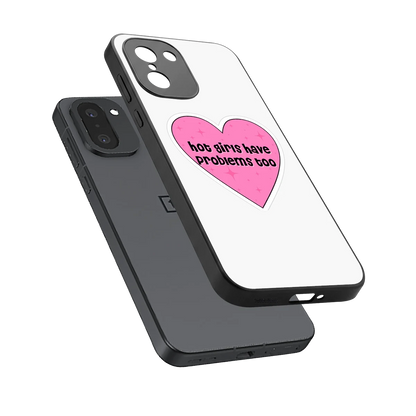 Sassy Truth sleek oneplus 15r cover with tempered glass back and TPU edges