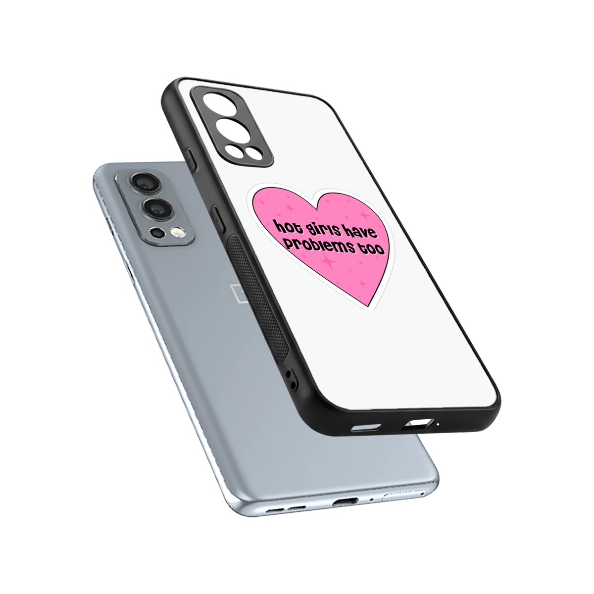 Sassy Truth sleek oneplus nord 2 cover with tempered glass back and TPU edges
