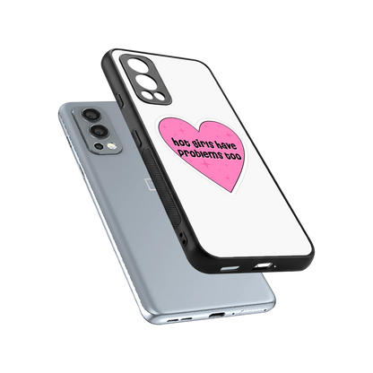 Sassy Truth sleek oneplus nord 2 cover with tempered glass back and TPU edges