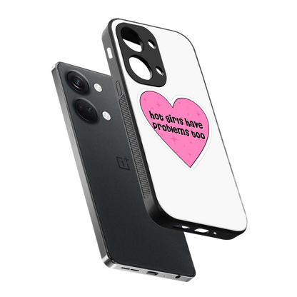 Sassy Truth sleek oneplus nord 3 cover with tempered glass back and TPU edges