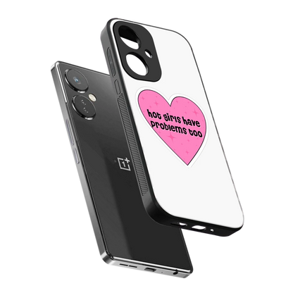 Sassy Truth sleek oneplus nord ce 3 cover with tempered glass back and TPU edges