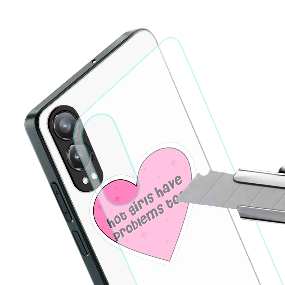 Sassy Truth stylish phone case for oneplus nord ce 4 lite | glossy glass and slim fit