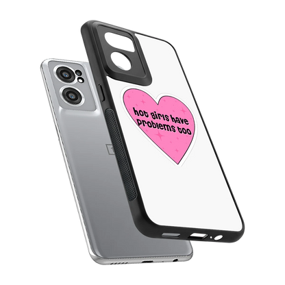 Sassy Truth sleek oneplus nord ce 2 cover with tempered glass back and TPU edges