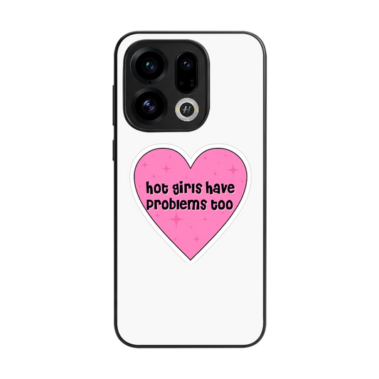 Sassy Truth back phone cover | glass case for oppo find x9