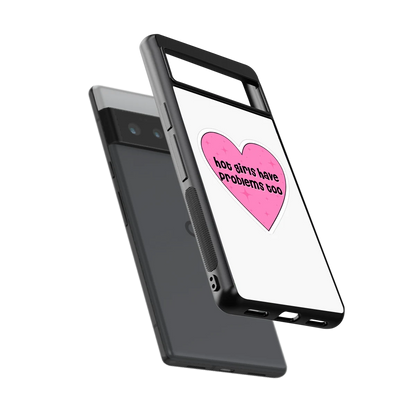 Sassy Truth sleek google pixel 6 pro cover with tempered glass back and TPU edges